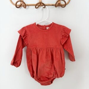 OEUF corduroy bubble romper 18-24m